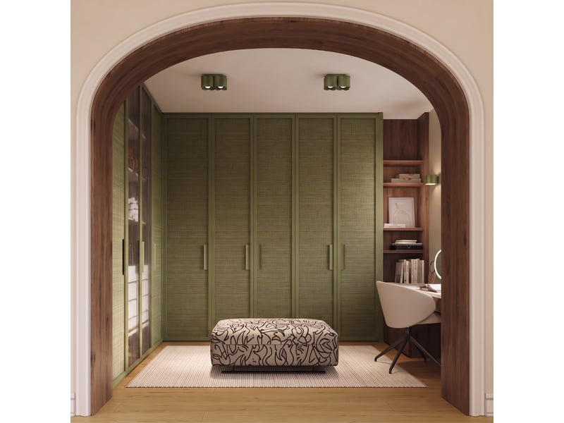  Applique ovio vert olive g9 aluminium moderne 10x12x14.5cm SL.3343 - Conforama B