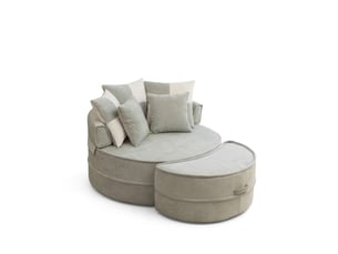 Fauteuil fixe  <strong></strong> Tissu vert