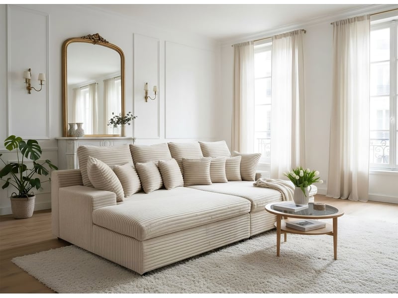 Canapé lazy tilia 03 beige - Conforama B