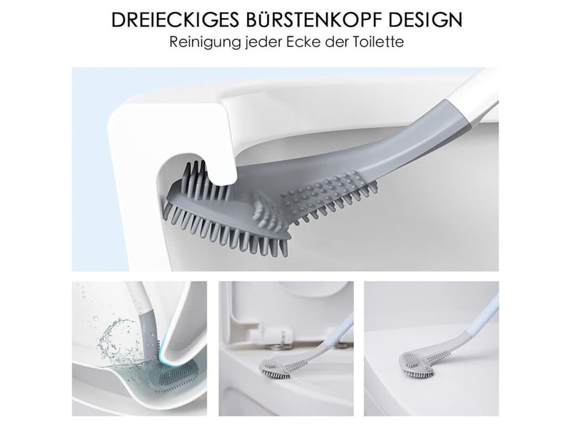  Brosse wc en silicone golf long handled toilet brush brosses wc et supports pour salle de bains blanche  - Conforama C