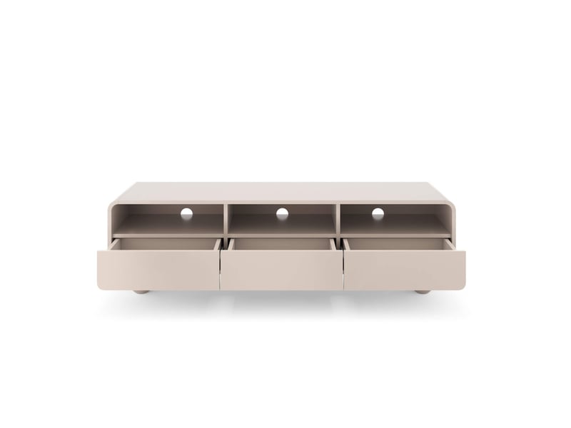 Meuble tv alba avec 3 tiroirs en bois 160cm ALBA - Conforama C
