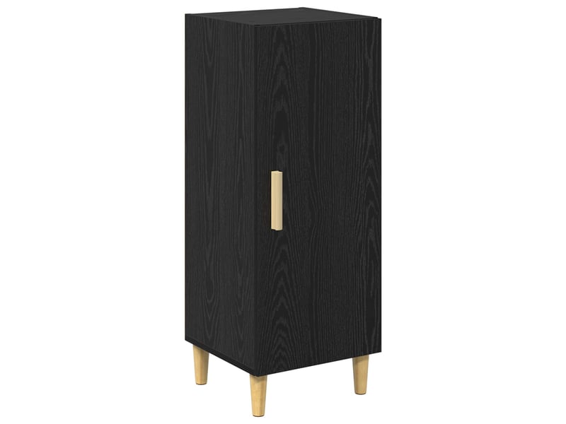  Buffet - bahut - meuble de rangement chêne noir 34,5 x 34 x 90 cm bois d'ingénierie  - Conforama A