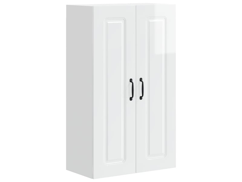 Meuble mural de cuisine | armoire de cuisine blanc brillant shl6305 - Conforama A