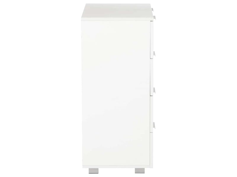  Buffet salon blanc brillant 60x35x80 cm bois d'ingénierie  - Conforama D