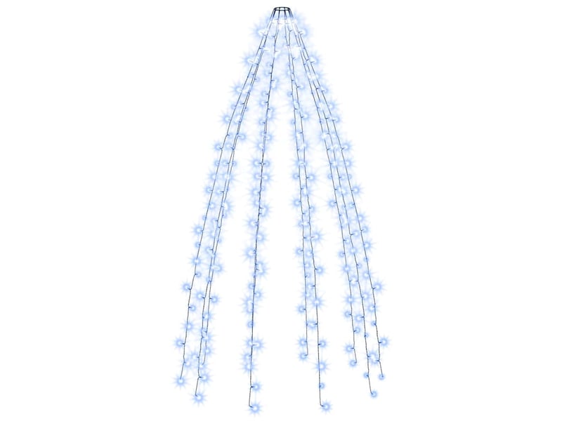  Guirlande lumineuse d'arbre de noël 250 led bleu 250 cm  - Conforama A