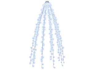 Guirlande lumineuse d'arbre de noël 250 led bleu 250 cm