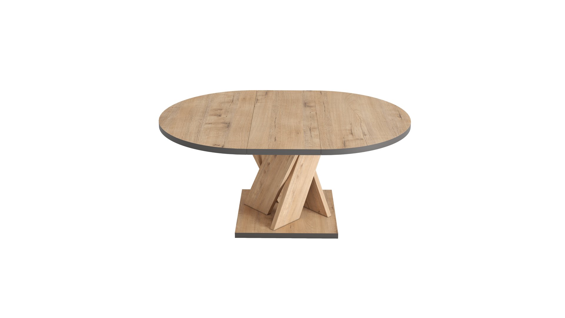 Table 130 cm avec allonge DAWSON bois clair 76 Conforama