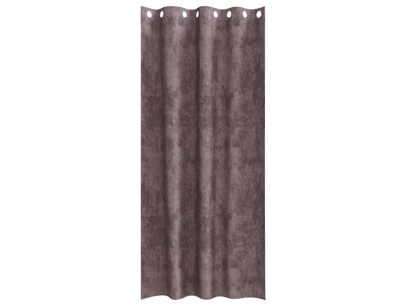  Lot de 2 rideaux en velours, rideaux de fenêtre marron 225 x 140 cm velours cf44233  - Conforama D