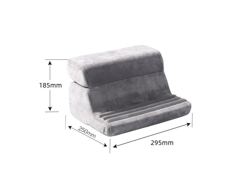  Coussin de support pour tablette multi-angle – gris  - Conforama B