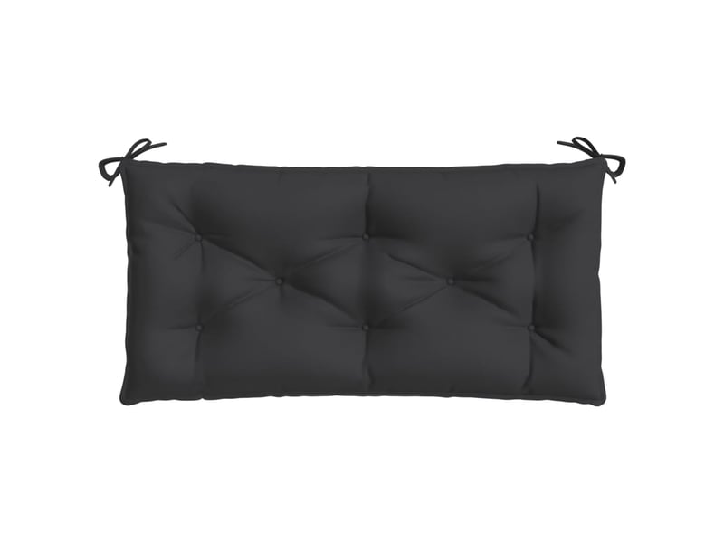  Coussin de banc de jardin, coussin d'assise noir 110x50x7 cm tissu oxford cf52772  - Conforama D