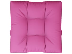 Coussin de palette, coussin de chaise, coussin de canapé rose 70x70x12 cm tissu cf55434
