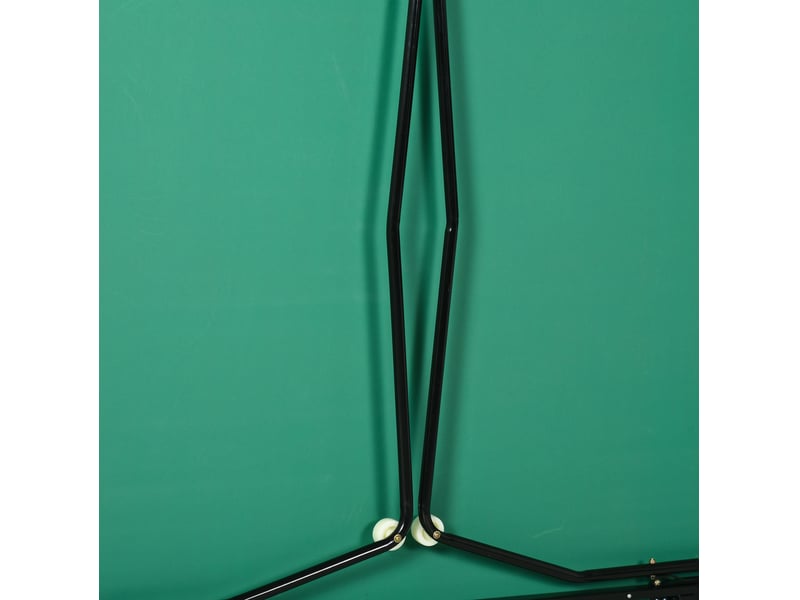  Table de tennis de table 274x152,5x76 cm pliable à roulettes mdf verte  - Conforama C