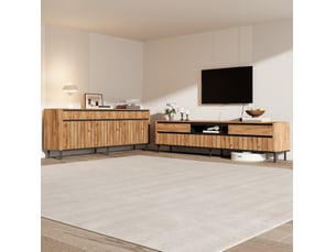 Meuble tv coloris naturel 40 cm <strong>MIVRAY </strong> <strong></strong>