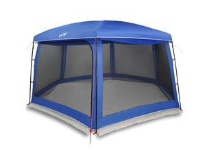 Tente de piscine moustiquaire amovible parois maille bleu azur shl48098