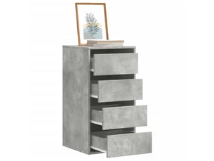 Commode 1 tiroir(s) <strong></strong> <strong></strong> coloris gris largeur 40 cm