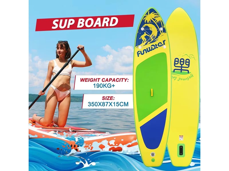  Planche de SUP Funwater SUPFW28D - 350x86x15cm 180kg  - Conforama C