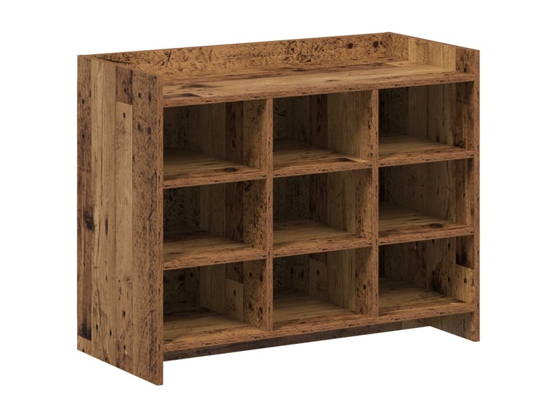  Meuble à chaussure, cabinet à chaussures bois ancien 85x39,5x70 cm  - Conforama A