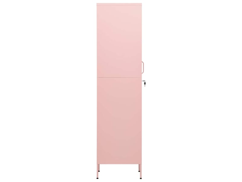  Armoire à casier, rangement de bureau rose 35x46x180 cm acier  - Conforama D