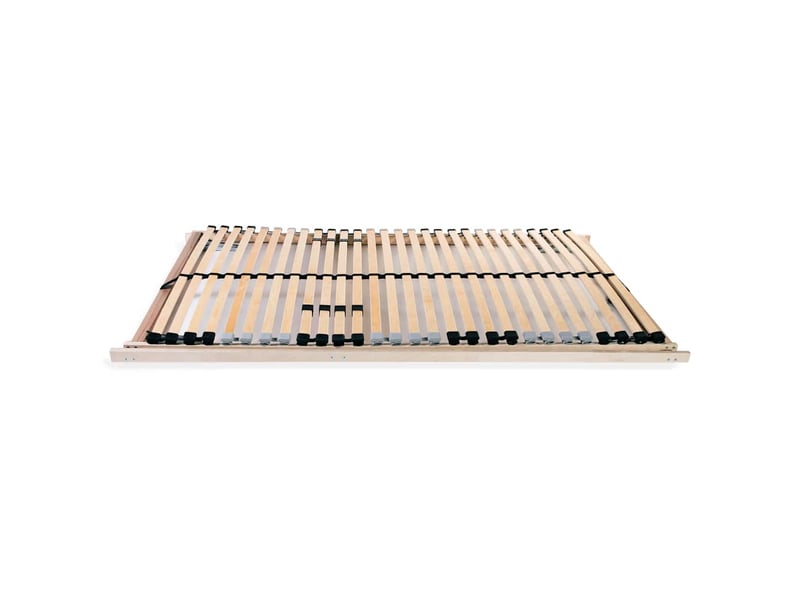  Lit simple- lit adulte -  sommier à lattes sans matelas avec 28 lattes 7 zones 80x200 cm  - Conforama B