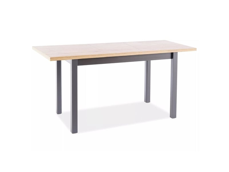  Table extensible en bois - gamme adam - 100 à 140 cm - chêne  - Conforama A