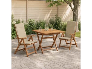 Lot de 2 coussins de chaise à dossier haut gemert cf59258