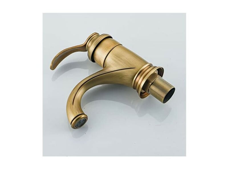  Mitigeur de lavabo robinet de salle de bain antique rétro robinet de lavabo robinet de salle de bain en laiton brossé nostalgie pour salle de bain  - Conforama D