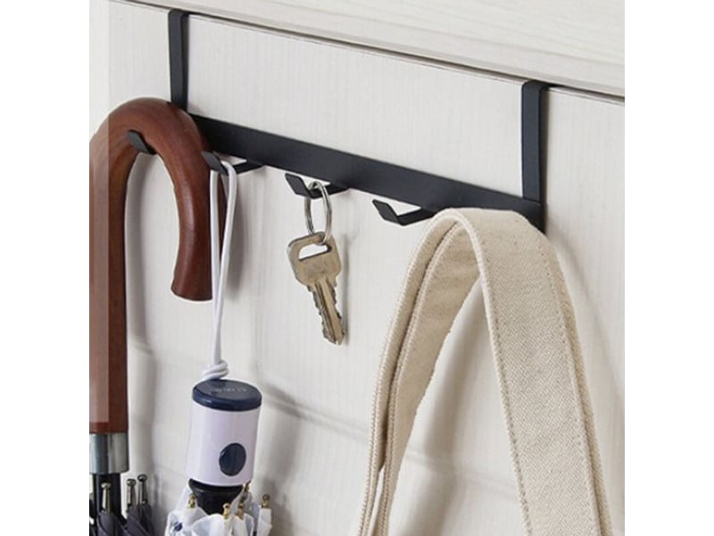  Crochet de porte pour armoire de cuisine, rangement de salle de bain, blanc XLH-ZLS-004305MF - Conforama E