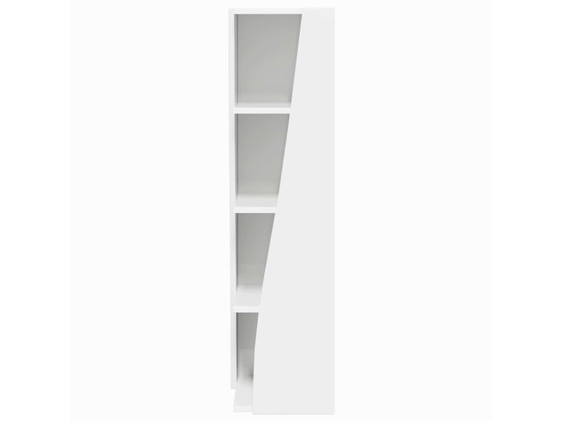  Meuble d'angle, meuble de rangement salon 27,5x27x102cm bois d'ingénierie  - Conforama E