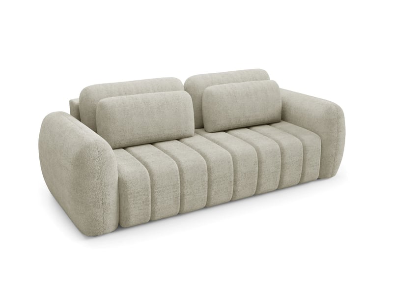 Canapé contii premium avec fonction de couchage couleur : quelle beige - Conforama C