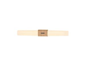 Applique murale intérieur, salle de bain led intégrée, helva double basic en plastique feuille de bois, ip44, nordlux