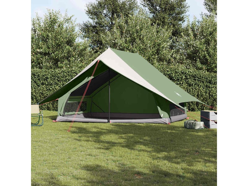  Tente de camping, tente familiale 315x286x200 cm polyester et fibre de verre shl63751  - Conforama B