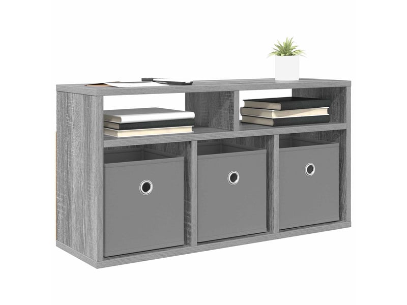  Meuble tv - basboard avec tiroir gris sonoma 72 x 22,5 x 38 cm  - Conforama C
