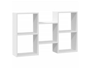 Étagère murale, étagère suspendue blanc 96x18x60 cm bois d'ingénierie cf42051