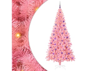 Sapin de noël, arbre de noël rose 180 cm pvc shl1587