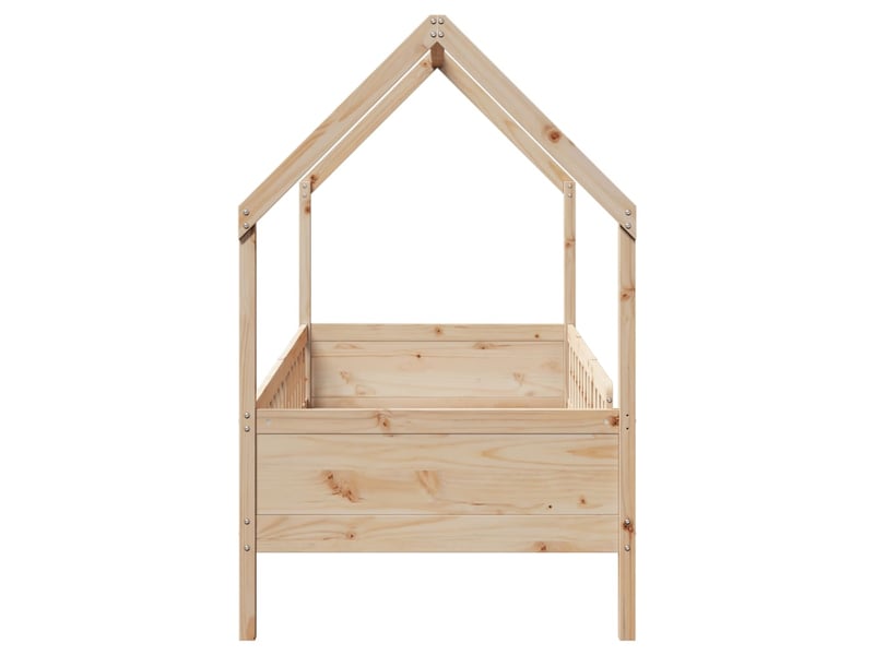  Cadre de lit d'enfants - lit jeune forme de maison sans matelas pin  - Conforama E