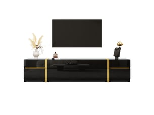 Meuble tv coloris noir