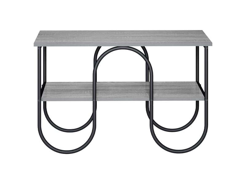  Meuble tv moderne, banc tv 80x40x50 cm sonoma gris bois d'ingénierie  - Conforama C