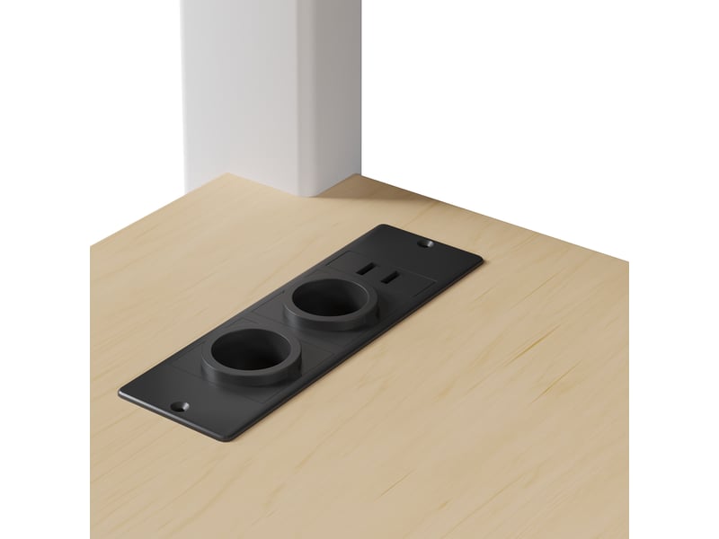  Lit mezzanine métal blanc 140 x 200 cm avec bureau intégré, rangements, led et station de charge usb  - Conforama R