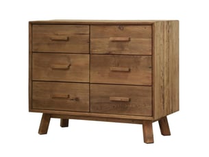 Commode en bois marron 103x48x85h cm
