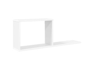 Étagères flottantes, étagères murales blanc 80 x 15 x 30 cm bois d'ingénierie cf43029