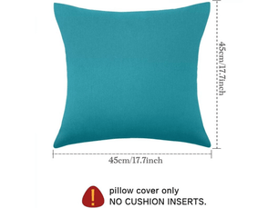 Lot de 4 housses de coussin décoratives d'extérieur imperméables, housse de coussin carrée imperméable pour patio, balcon, jardin, pour canapé, lit, t, 45 x 45 cm, vert