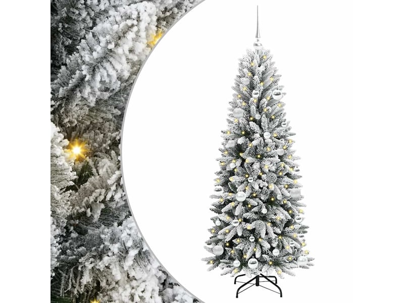  Sapin de noël - arbre de noël artificiel blanc 150 cm  - Conforama A