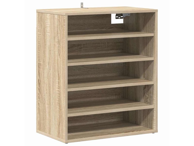  Meuble à chaussures, armoire à chaussures 60x35x70 cm chêne sonoma  - Conforama E