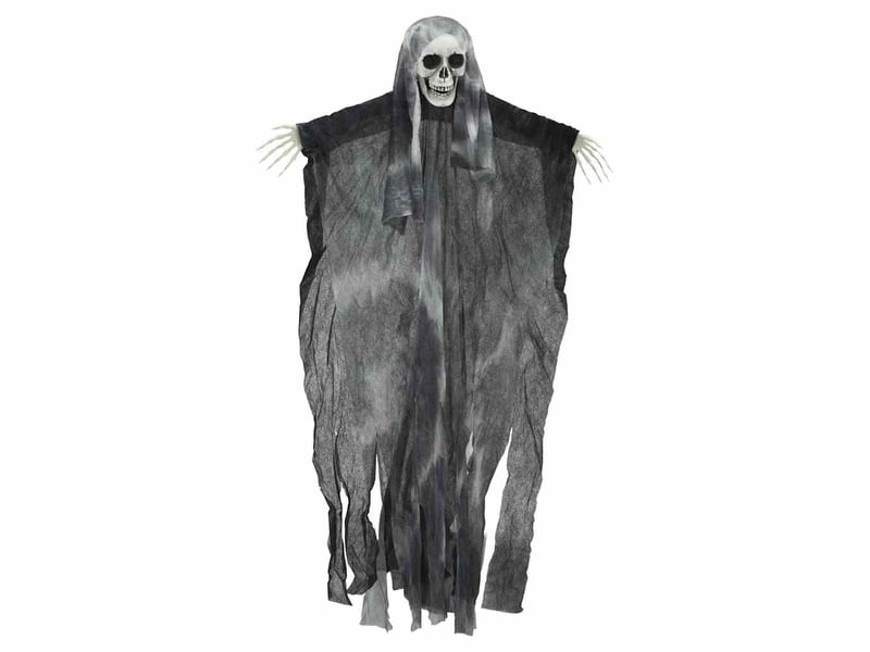  Fantôme suspendu halloween 3 pc noir 66 x 110 cm polyester cf61925  - Conforama E