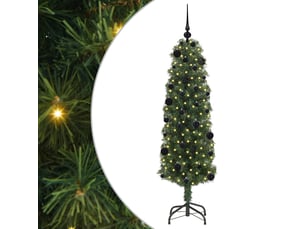 Sapin de noël - arbre de noël artificiel vert 150 cm pvc et acier et plastique