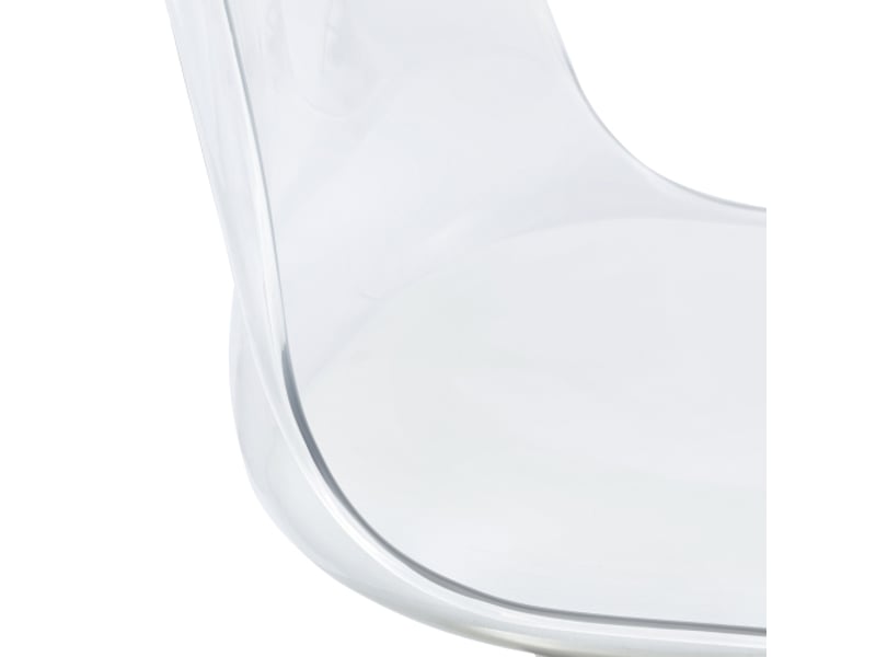  Tabourets de bar réglables en duo – dossiers transparents, assises pu, pieds dorés, pivotants à 360°, cuisinebistrot  - Conforama E