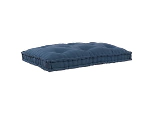 Coussin de canapé sur palette, coussin de chaise indigo 120 x 80 x 12 cm tissu cf54216