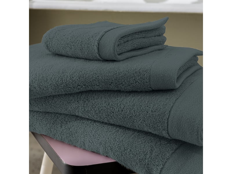  Pack complet 10 pièces softy salle de bain 100 % coton zero twist – 600 gm²  - Conforama B