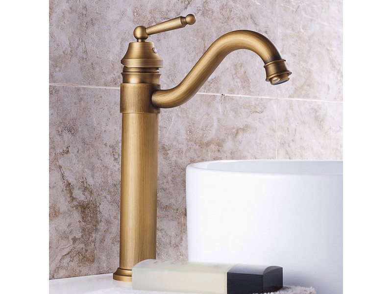  Robinet pour lavabo, robinet de lavabo de salle finition en laiton pour un style antique autres  - Conforama C