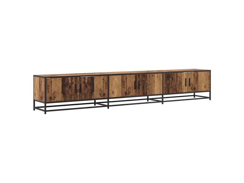  Meuble tv moderne, banc tv 240x35x41 cm bois ancien bois d'ingénierie  - Conforama A